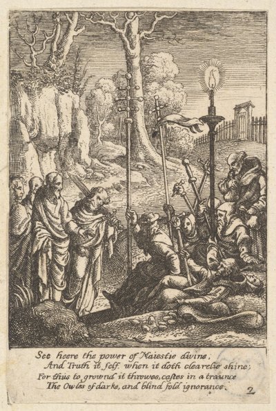 Jésus confrontant ses détracteurs - Wenceslaus Hollar