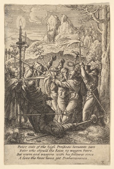 Jésus pris, 1625-77 - Wenceslaus Hollar