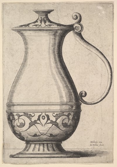 Cruche avec arabesques à la base, 1625-77 - Wenceslaus Hollar