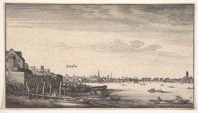 Londres vu des Escaliers de Milford, 1643-1644 - Wenceslaus Hollar