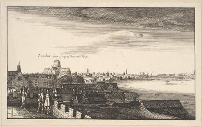 Londres depuis Arundel House, copie - Wenceslaus Hollar