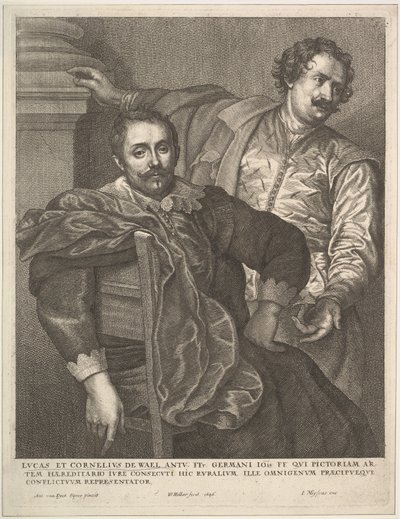 Lucas et Cornelius van Wael, 1646 - Wenceslaus Hollar