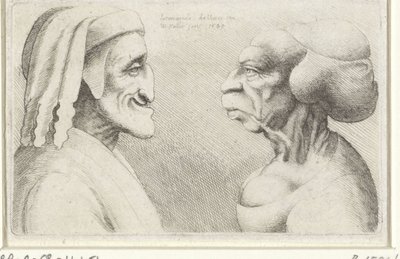 Caricatures déformées d