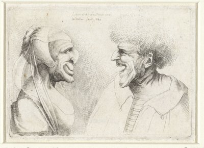 Caricatures déformées d
