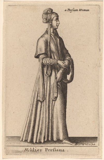 Femme persane - Wenceslaus Hollar
