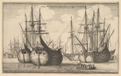 Naues Mercantoriæ Hollandicæ, vulgo VLIETEN - Wenceslaus Hollar