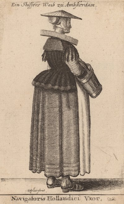 Navigatoris Hollandici Vxor - Wenceslaus Hollar