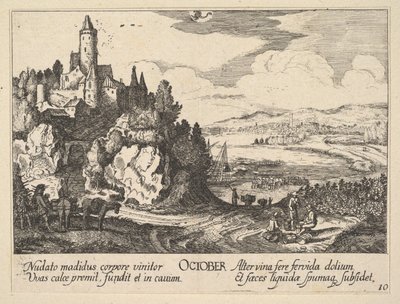 Octobre - Wenceslaus Hollar