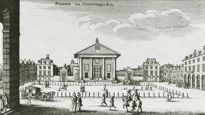 Piazza à Covent Garden, 1640 - Wenceslaus Hollar