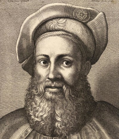 Portrait de Pietro Aretino, vers 1670 - Wenceslaus Hollar