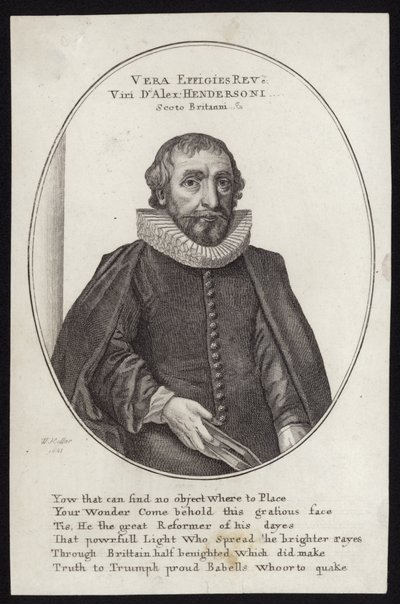 Révérend Alexander Henderson - Wenceslaus Hollar