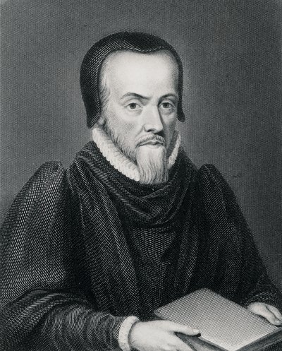 Richard Hooker (vers 1554-1600), gravé par Edward Finden - Wenceslaus Hollar