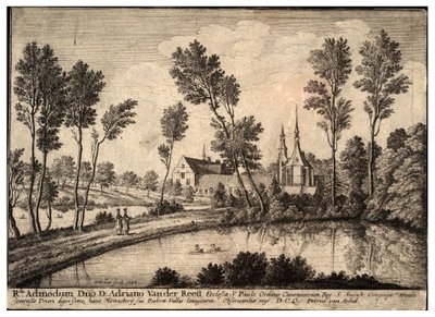 Abbaye de Rothendael - Wenceslaus Hollar