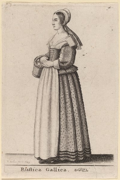 Rustica Gallica - Wenceslaus Hollar