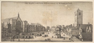 Sala Regalis cum Curia West-monasterÿ, vulgo Westminster haal - Wenceslaus Hollar