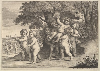 Sept garçons - Wenceslaus Hollar