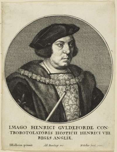 Sir Henry Guildford - Wenceslaus Hollar