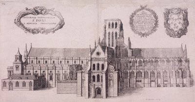 Ancienne cathédrale Saint-Paul, Londres - Wenceslaus Hollar