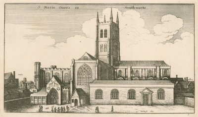 Église Saint-Sauveur, Southwark, Londres - Wenceslaus Hollar