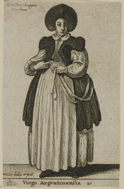 Femme de Strasbourg - Wenceslaus Hollar