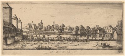 Été : Le lieu de baignade - Wenceslaus Hollar