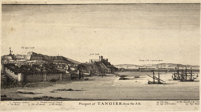 Tanger depuis le sud-est - Wenceslaus Hollar