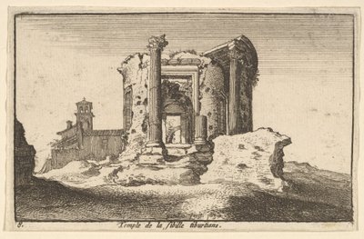 Temple de la Sibylle Tiburtine, 1650 - Wenceslaus Hollar