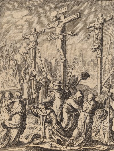 La Crucifixion - Wenceslaus Hollar