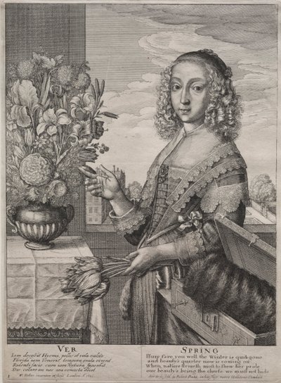 Les Quatre Saisons : Printemps, 1641 - Wenceslaus Hollar
