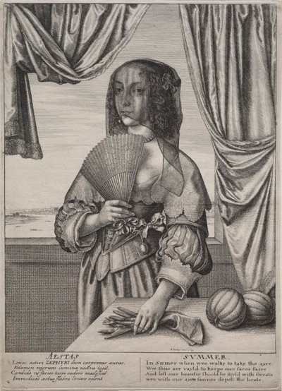 Les Quatre Saisons : Été, 1641 - Wenceslaus Hollar