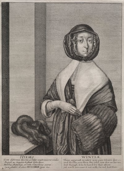 Les Quatre Saisons : Hiver - Wenceslaus Hollar