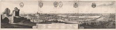 La Grande Vue de Prague, 1649 - Wenceslaus Hollar
