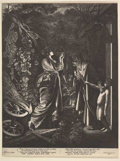 La Moquerie de Cérès - Wenceslaus Hollar