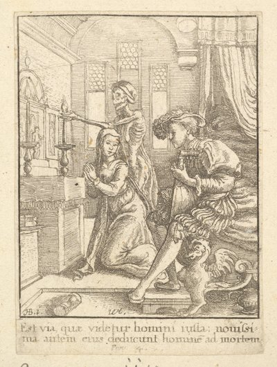 La Nonne, de la Danse Macabre - Wenceslaus Hollar