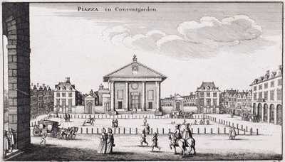 La Piazza à Covent Garden, 1647 - Wenceslaus Hollar