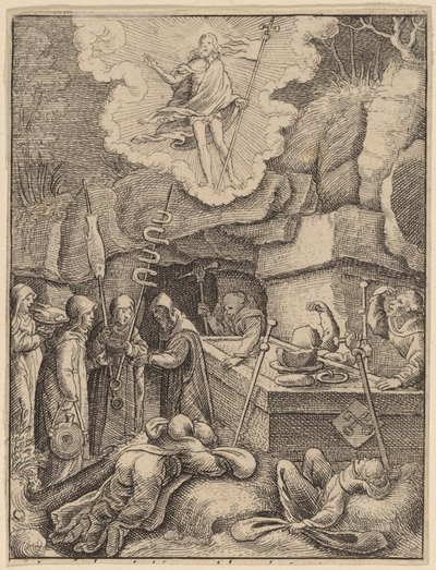 La Résurrection - Wenceslaus Hollar