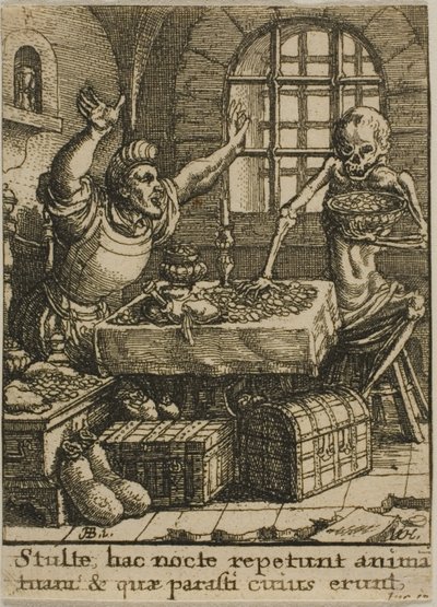 Le riche et la mort - Wenceslaus Hollar