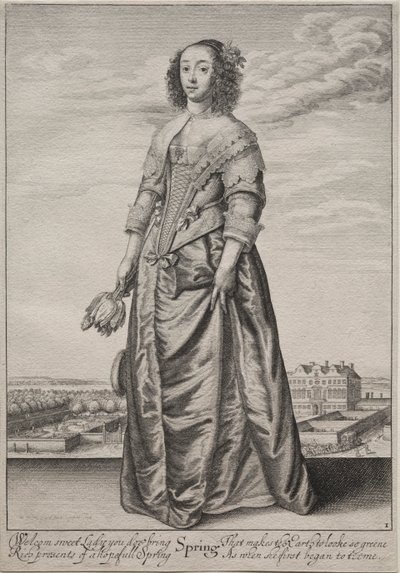 Les Saisons : Printemps, 1643-1644 - Wenceslaus Hollar