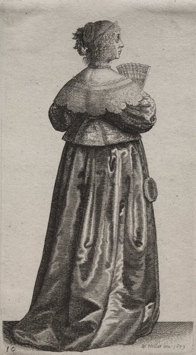 Les Divers Habits des Femmes Anglaises, de la Noblesse aux Paysannes..., 1639 - Wenceslaus Hollar