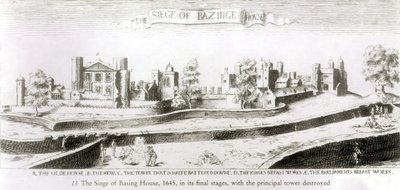 Le Siège de Basing House, 1645 - Wenceslaus Hollar