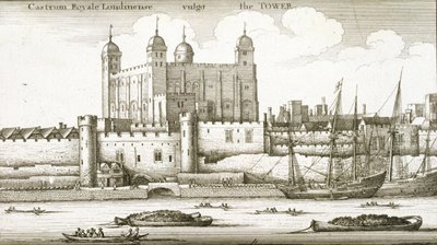 La Tour de Londres, 1647 - Wenceslaus Hollar