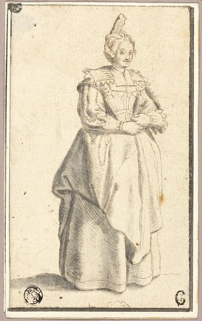 La dame au petit bonnet relevé, d