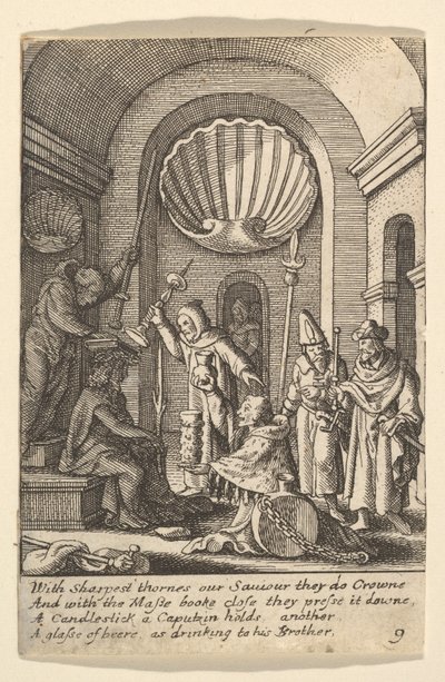 La dérision du Christ, 1625-77 - Wenceslaus Hollar