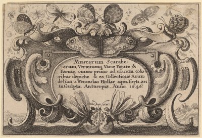 Page de titre - Wenceslaus Hollar