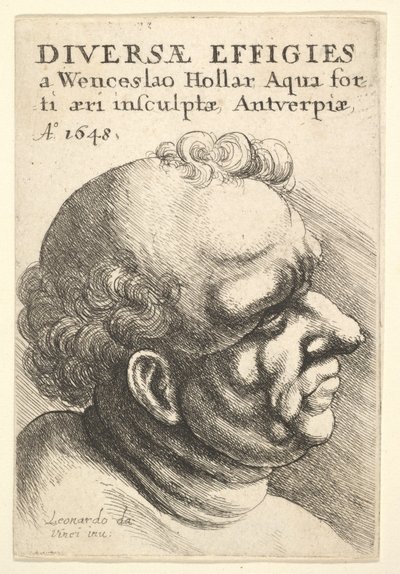 Page de titre, Diversae Effigies, 1648 - Wenceslaus Hollar