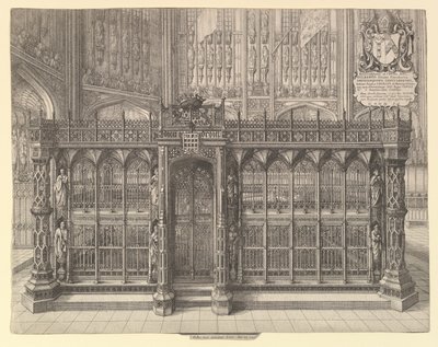Tombeau de Henri VII - Wenceslaus Hollar