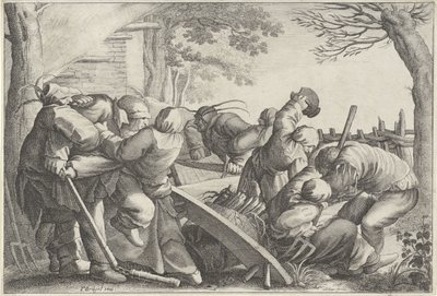 Paysans combattants - Wenceslaus Hollar