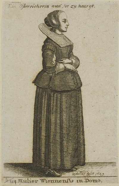 Femme viennoise - Wenceslaus Hollar