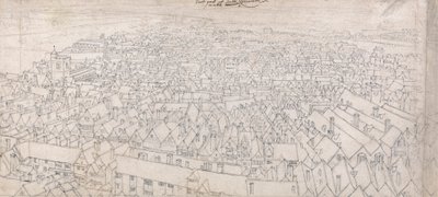 Vue de la partie est de Southwark, en direction de Greenwich - Wenceslaus Hollar