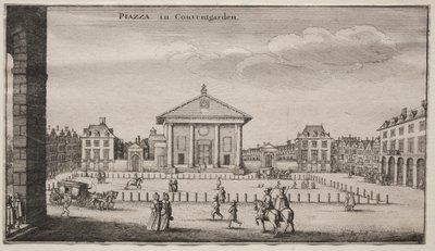 Vues de Londres : La Piazza à Covent Garden - Wenceslaus Hollar